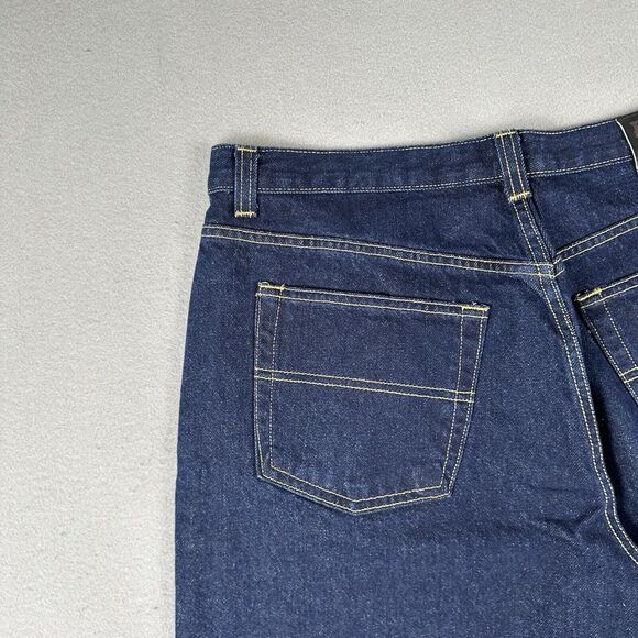 Dr Marten Air Wair Relaxed Fit Jeans Men’s 36x32 Dark Wash Blue Denim‎ Pants - Picture 16 of 16